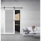 Renin 1-Lite White Vinyl Barn Door With Installation Hardware Kit 37in. RVRR1LW-37BL-E - alternate 3